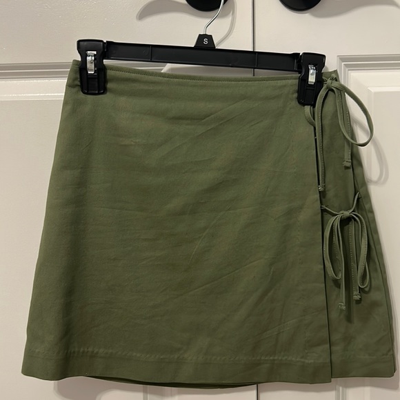 Skirts Gb Dillards Army Green Mini Skirt Poshmark